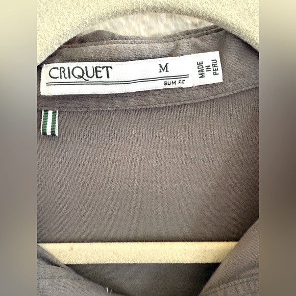 Men's Criquet Polo short sleeve shirt Preppy Casual M - Picture 2 of 6